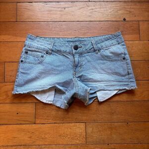 Unbranded Women's Blue and Grey Shorts